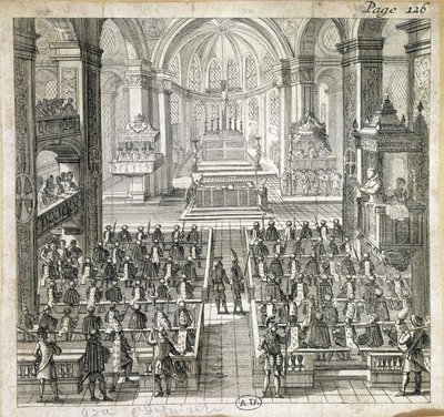 Zeremonie der spanischen Inquisition von French School