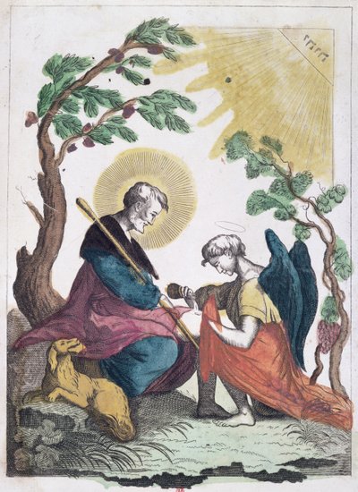 Hl. Rochus (1295-1327) Der Edelmann von Montpellier von French School