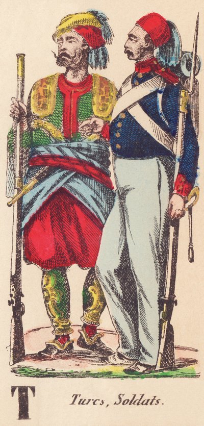 T: Türken, Soldaten von French School
