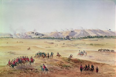 Die Schlacht an der Alma, 20. September 1854 von French School