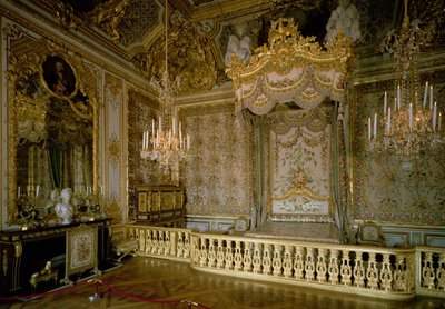 Das Schlafzimmer der Königin (Chambre de la Reine) von French School