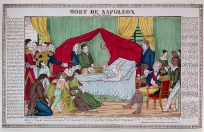 Der Tod von Napoleon Bonaparte (1769-1821) um 1840 von French School