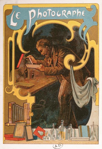 Der Fotograf, ca. 1899 von French School