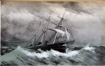 Die „San Martino“, um 1850 von French School
