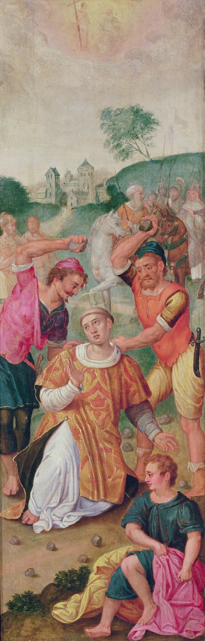 Die Steinigung des Heiligen Stephanus von French School