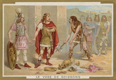 Die Vase von Soissons (Chromolithographie) von French School