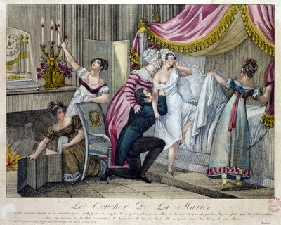 Die Hochzeitsnacht, ca. 1820 von French School