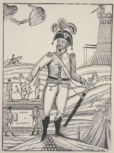 Grabmal von Malborouk, ca. 1722 von French School