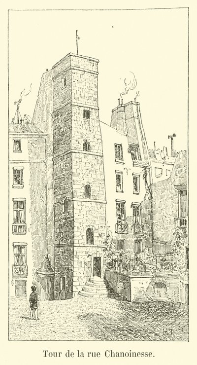 Turm der Rue Chanoinesse von French School