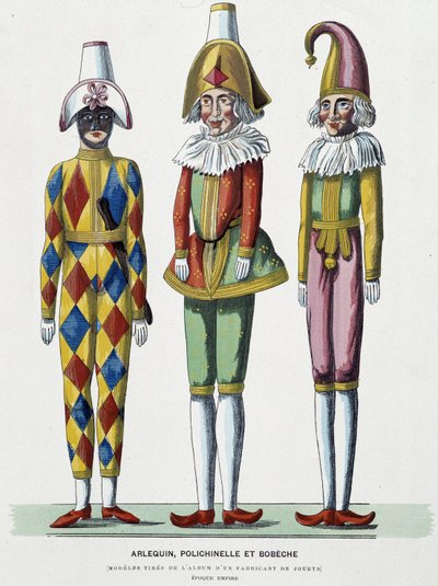 Spielzeuge des Ersten Kaiserreichs: Harlekin, Bobèche von French School