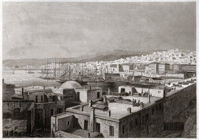 Ansicht von Algier (Stich, ca. 1850) von French School