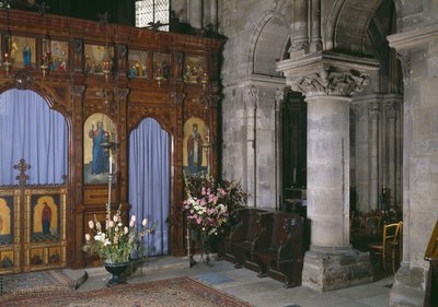 Ansicht des Chors, 1165-70 von French School