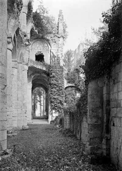 Ansicht der Kirche, ca. 1052-67 von French School