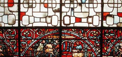 Fenster, das Weber darstellt von French School