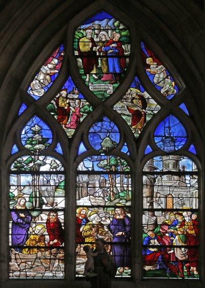 Fenster w2, St. Petrus Fenster von French School