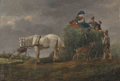 Der Heuwagen von Friedrich August Mathias Gauermann