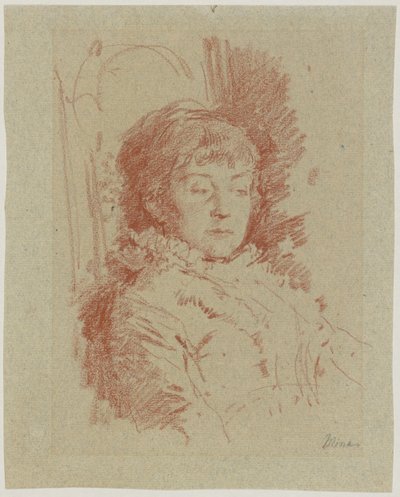 Bildnis Mina Kaulbach von Friedrich August von Kaulbach