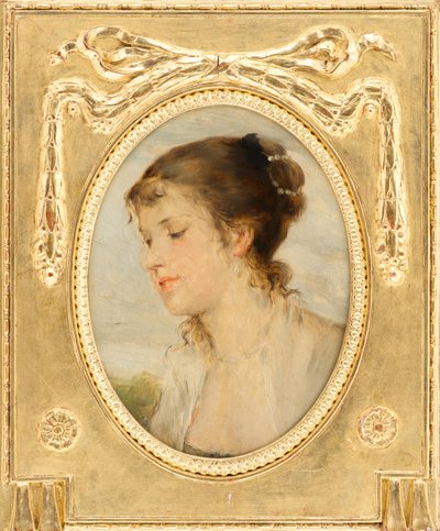 Mädchenbildnis von Friedrich August von Kaulbach