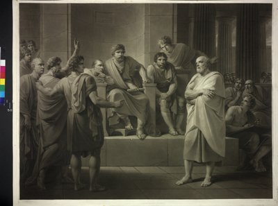 Sokrates vor den Richtern von Friedrich Heinrich Fuger