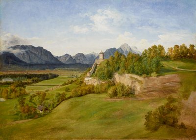 Der Mönchsberg in Salzburg mit dem Josefsturm von Friedrich Loos