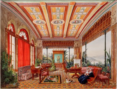 Innenraum eines Hauses von Friedrich Wilhelm Klose