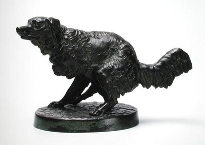 Langhaariger Jagdhund von Friedrich Wilhelm Wolff