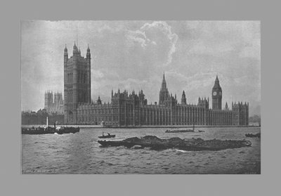 Die Houses of Parliament, London, ca. 1900 von Frith and Co