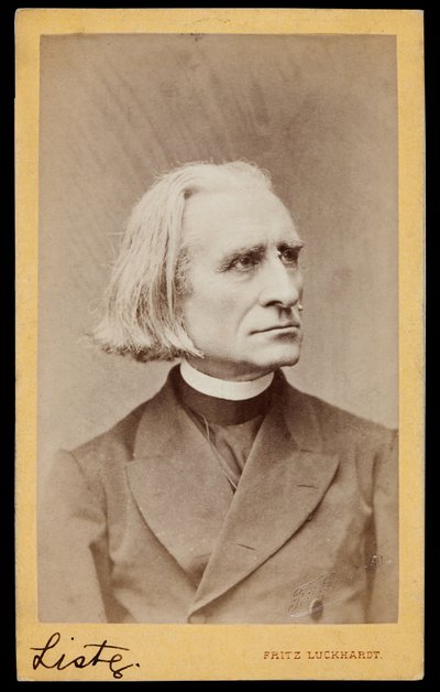 Porträt von Franz Liszt von Fritz Luckhardt