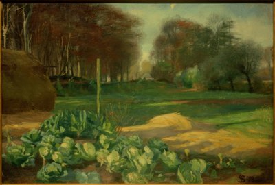 Herbstlicher Wald bei Arreskov von Fritz Syberg