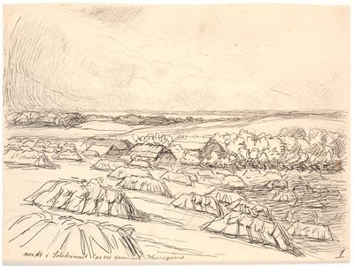 Mitten im Sonnenschein lag ein altes Herrenhaus von Fritz Syberg