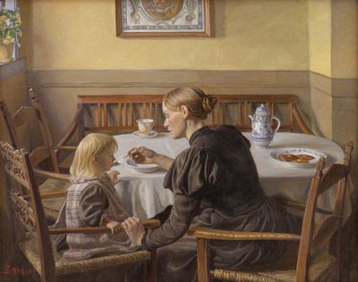 Mutter und Kind von Fritz Syberg