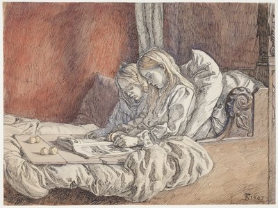 Zwei Rekonvaleszenten von Fritz Syberg