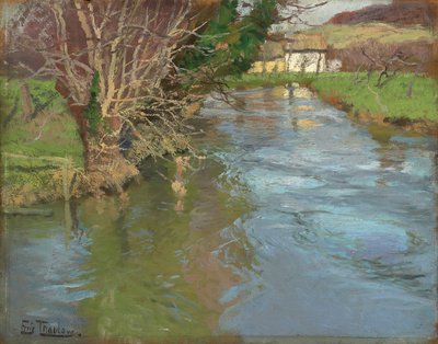 Ein Bach im Frühling von Frits Thaulow