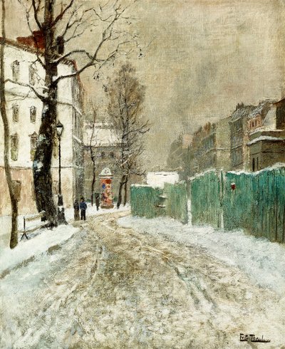 Hinterstraße, Montmartre von Frits Thaulow