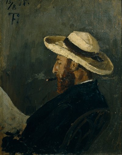 Porträt von Fredrik Collett von Fritz Thaulow