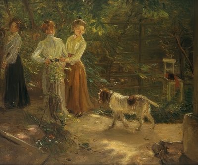 Der Gartenweg von Fritz von Uhde