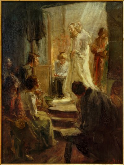 Die Predigt Christi von Fritz von Uhde