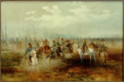 Gefecht bei Buzancy von Fritz von Uhde
