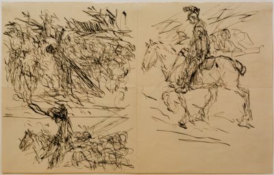 Studien zu "Golgatha" von Fritz von Uhde