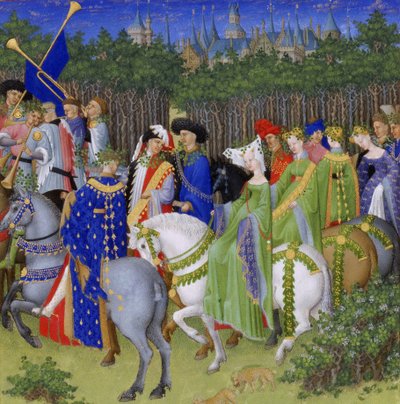 Très Riches Heures des Herzogs von Berry von Frères Limbourg