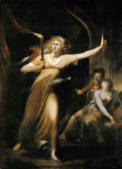 Lady Macbeth im Schlafwandel von Füssli
