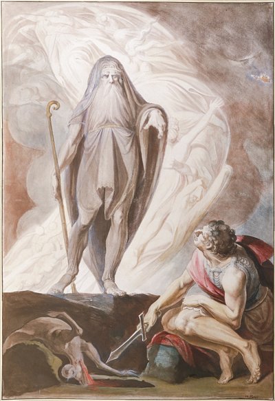 Teiresias sagt Odysseus die Zukunft voraus von Füssli