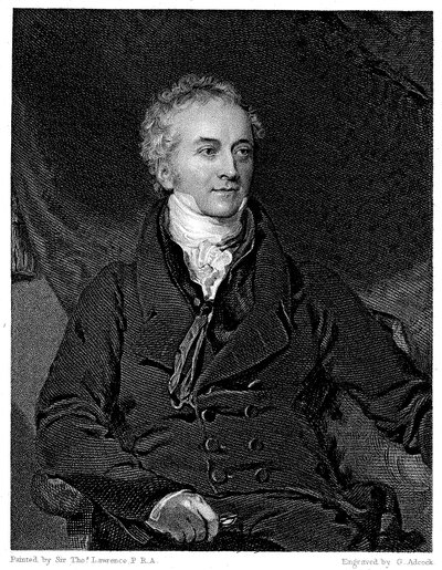 Thomas Young 1773-1829, englischer Physiker und Ägyptologe von GH Adcock