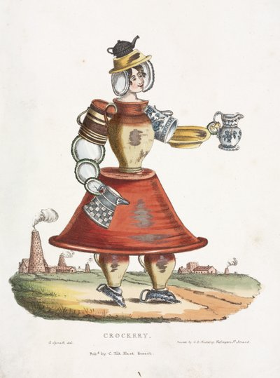 Geschirr, ca. 1831 von G. Spratt