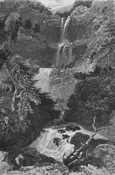 Panorama der Trenton Falls, 1883 von G. Wyand