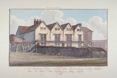 Abtei von St. Saviour, Bermondsey, London, 1825 von G Yates