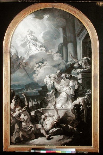 Das Wunder der St. Genevieve, ca. 1765 von Gabriel Francois Doyen