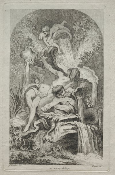Buch der Brunnen: Nr. 5 von Gabriel Huquier