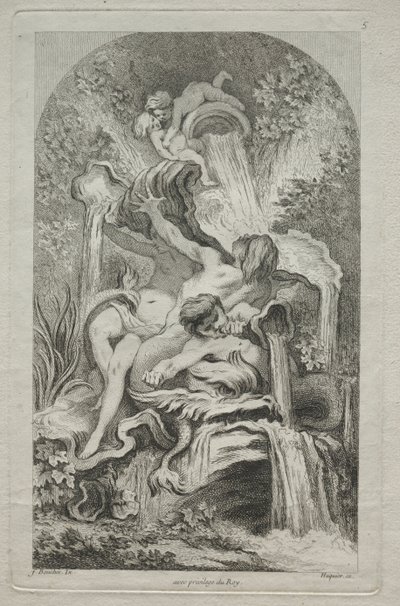Buch der Brunnen: Nr. 5, ca. 1736 von Gabriel Huquier