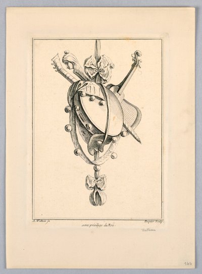 Trophäe von Gabriel Huquier